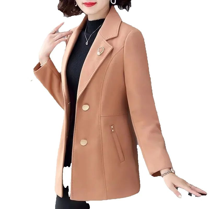 Wool Coat Peacoat - Abrigo de otoño corto 40 años