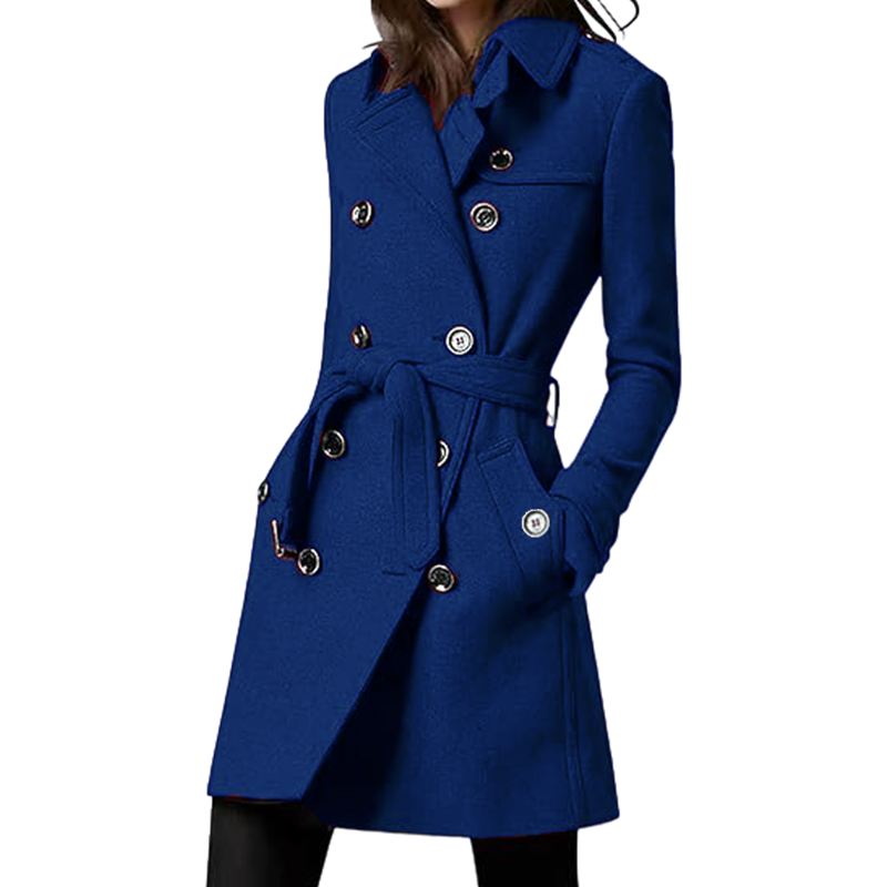 Gabardina para mujer, mezcla d - Wool Coat Peacoat reseña y precio