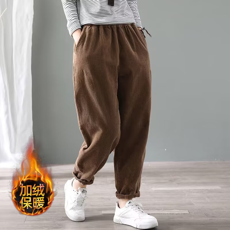 Pantalones Harem de pana para  - Corduroy Pant Warm reseña y precio