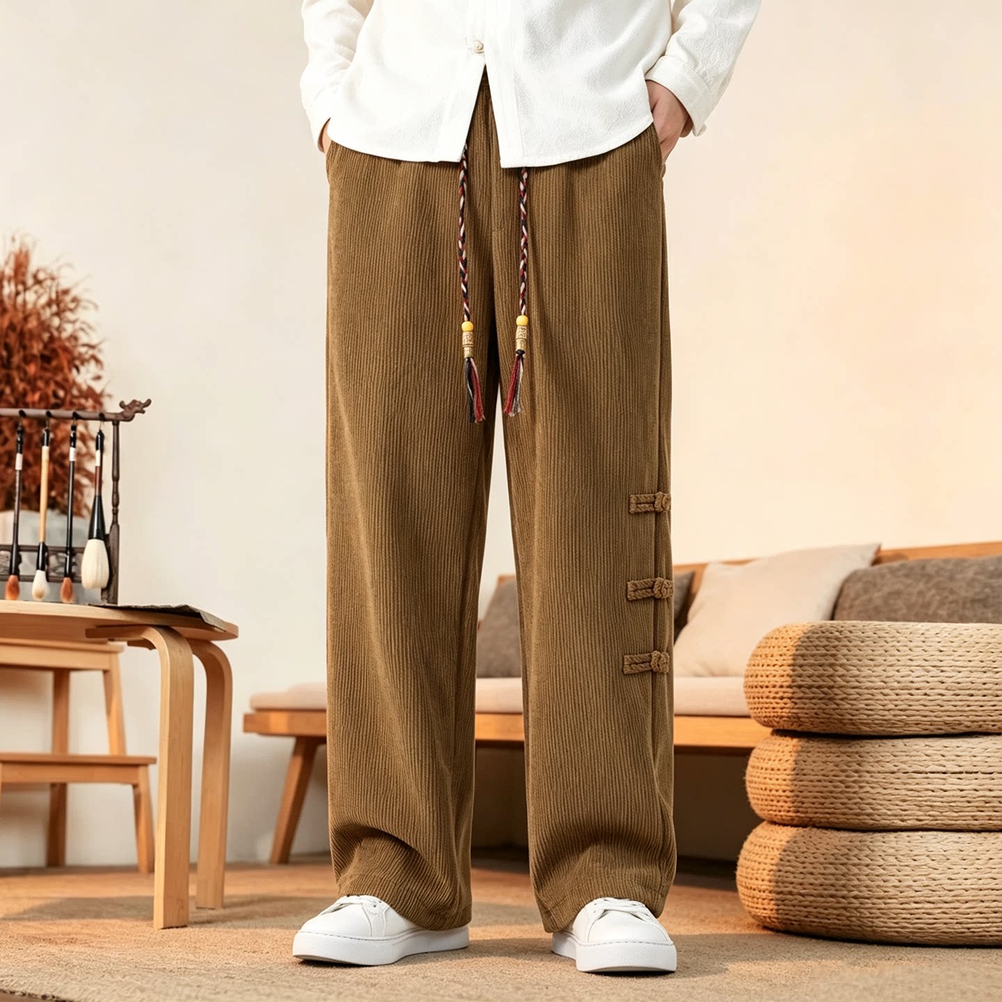 Pantalones para Hombre, Nuevos - Corduroy Pant Warm reseña y precio
